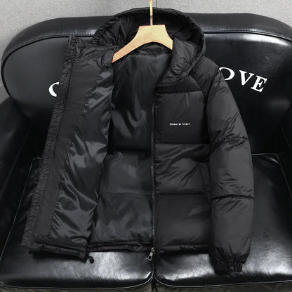 New winter cotton coats for men  warm fashionable trendy hooded cotton jackets for young people casual cotton coats for men