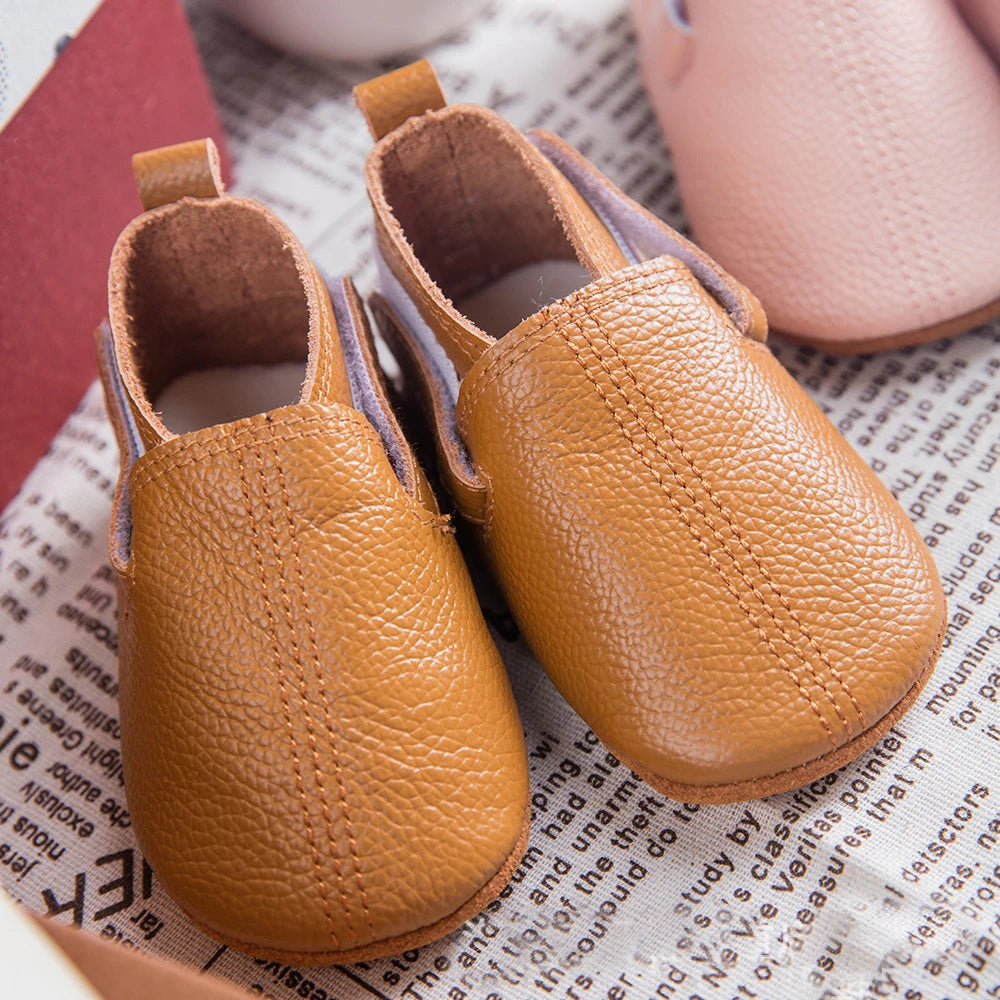 Baby Shoes Toddler Girls Boys Casual Leather Shoes Winter Furry Boot Newborn Infant Barefoot Shoes Sapatato Loafers Items Stuff