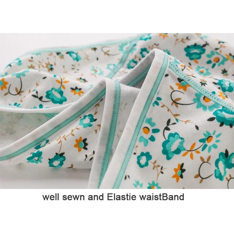 Menstrual Panties, Girls Physiological Leakproof Underwear Cotton printed Menstruation Underpants for Teenager Student