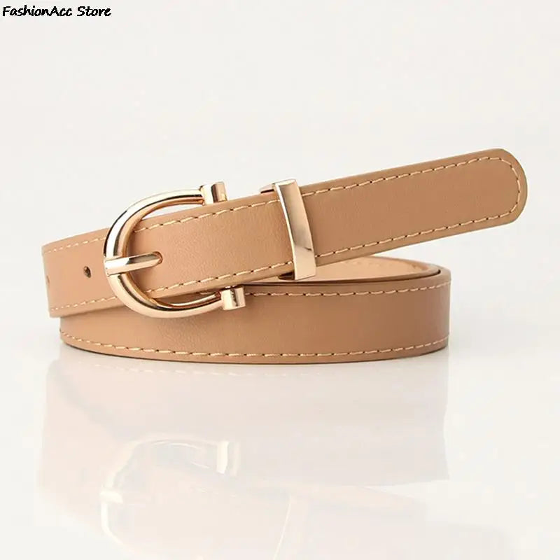 Leather Female Belt Strap Black Brown Green Women Belts Ladies Dress Belt Girls Pants Jean Waist Belt