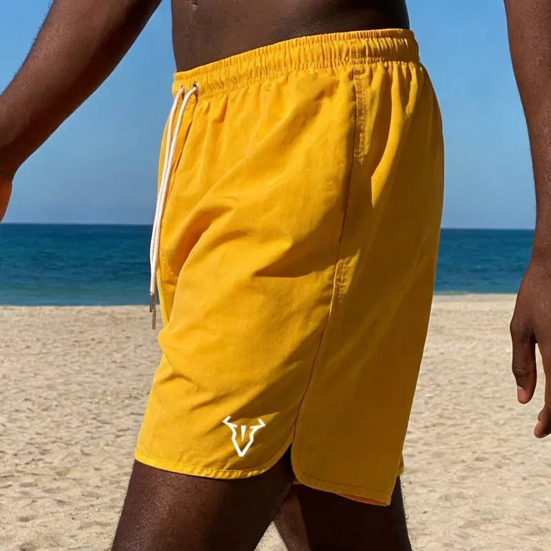 Men's beach shorts, quick drying, breathable, beach vacation, swimming shorts