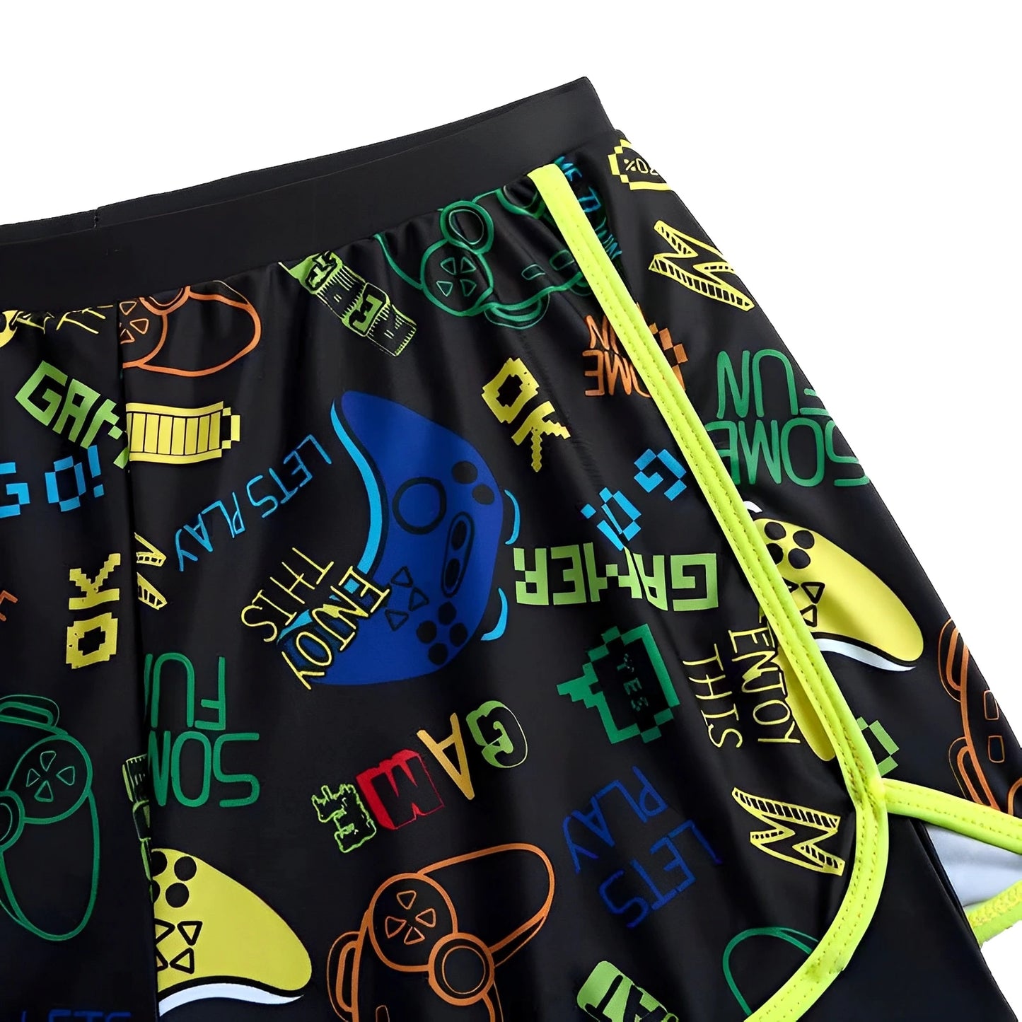 2026 Boys Swimsuit Two Pieces Kids Swimwear With Shorts Printed Children's Bathers Bathing Swimming Swim Suit Summer Beachwear