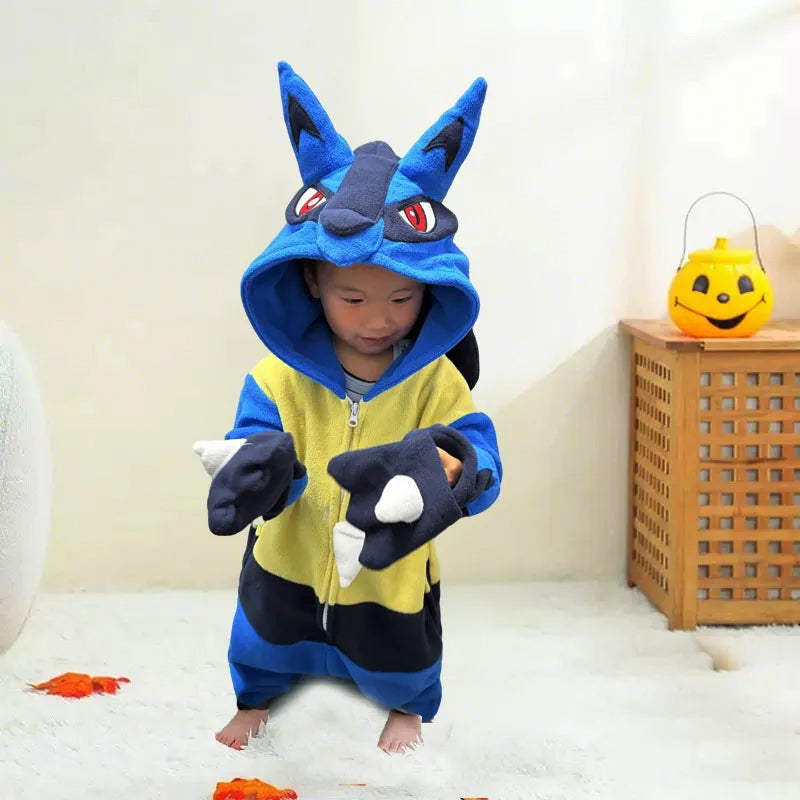 Boys Kigurumi Girls Onesies for Children Cartoon Pajamas Animal Cosplay Costume For Halloween Christmas Outfit Jumpsuit Homewear