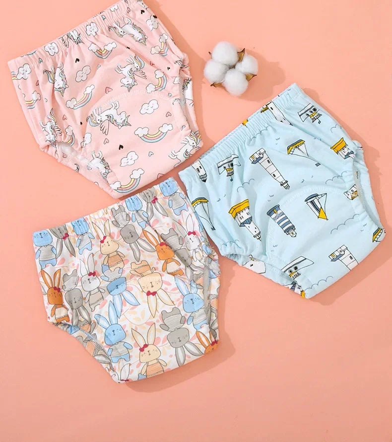 Infant Baby Training Pant Washable Reusable Cotton Diaper for Toddler Baby Boy Girl Spring Summer Breathable Diaper 8-20KG Nappy