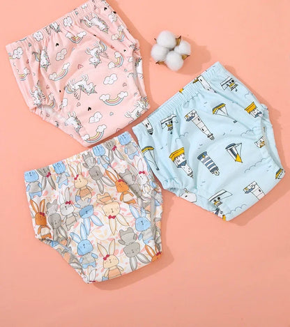 Infant Baby Training Pant Washable Reusable Cotton Diaper for Toddler Baby Boy Girl Spring Summer Breathable Diaper 8-20KG Nappy
