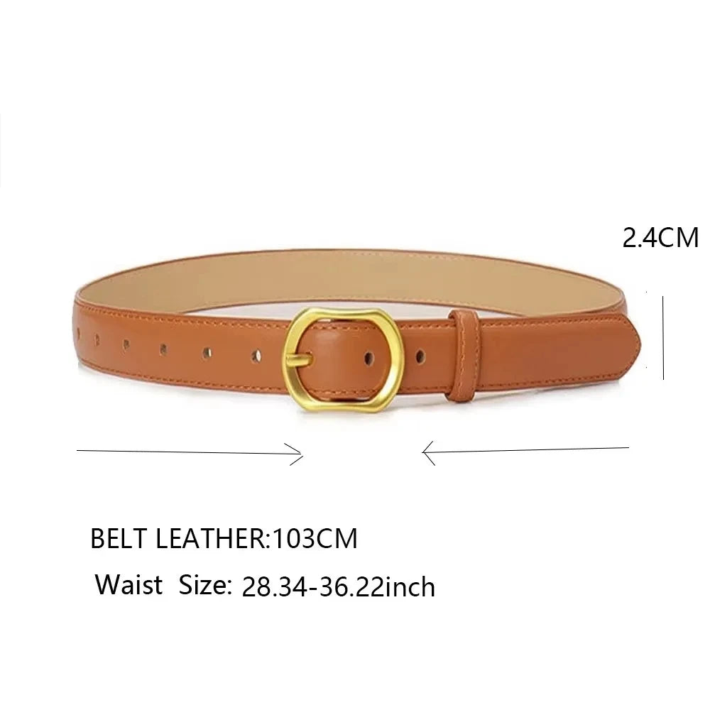Belt for Women Designer Belts Casusl Fashion Lady Belt Black Brown White Belts for Jeans Strap for Dresses Women's Trousers Belt