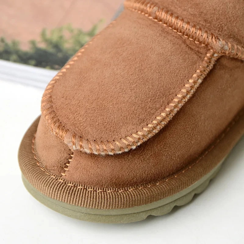 Baby Snow Boots for boys and girls  Kids Snow Boots Sheepskin  Real Fur Shoes Children Geanuine Leather Australia Shoes