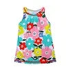 Girls Short Sleeve Summer Dress For 1-6 Years Kids 100% Cotton Casual Dresses Children's Clothing KF128
