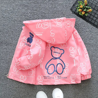 Pu Girls Teens Jackets Girl Kids Classic Collar Coats Teen Windbreaker Clothing Children's Outerwear 3-12 Years Girls Jackets