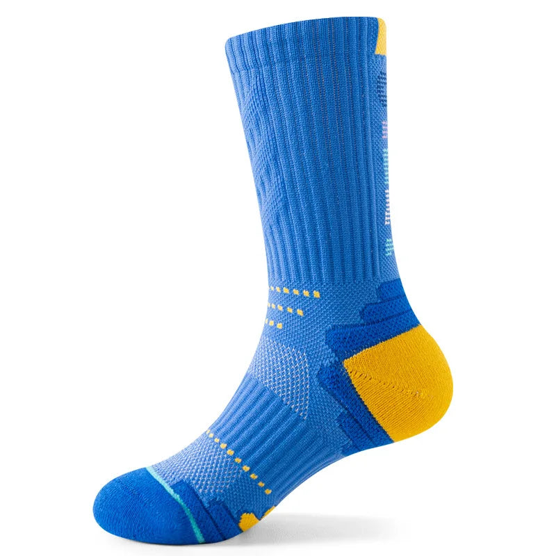 Professional Children's Sports Socks Boys Basketball Socks Outdoor Football Sock Hiking Sports Socks for Girls 5-14 Years