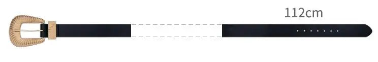 Luxury Women Belts Double G Buckle Genuine Leather Belts for Lady Vintage Jeans Casual Strap