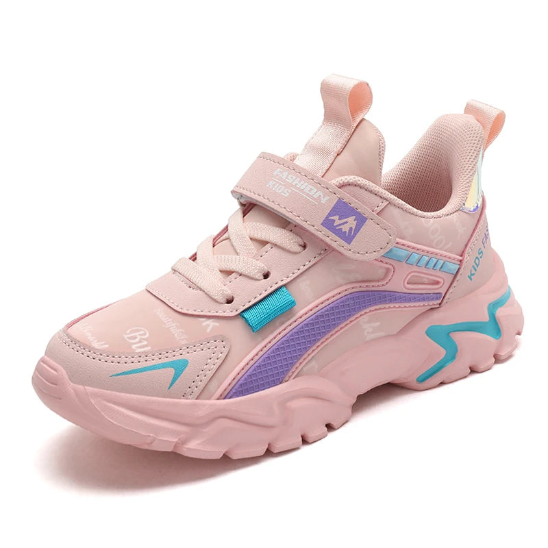 Kids Girls Shoes Running School Casual Sports Breathable Non-slip Sneakers Basketball Children Outdoor Walking Tennis All Season