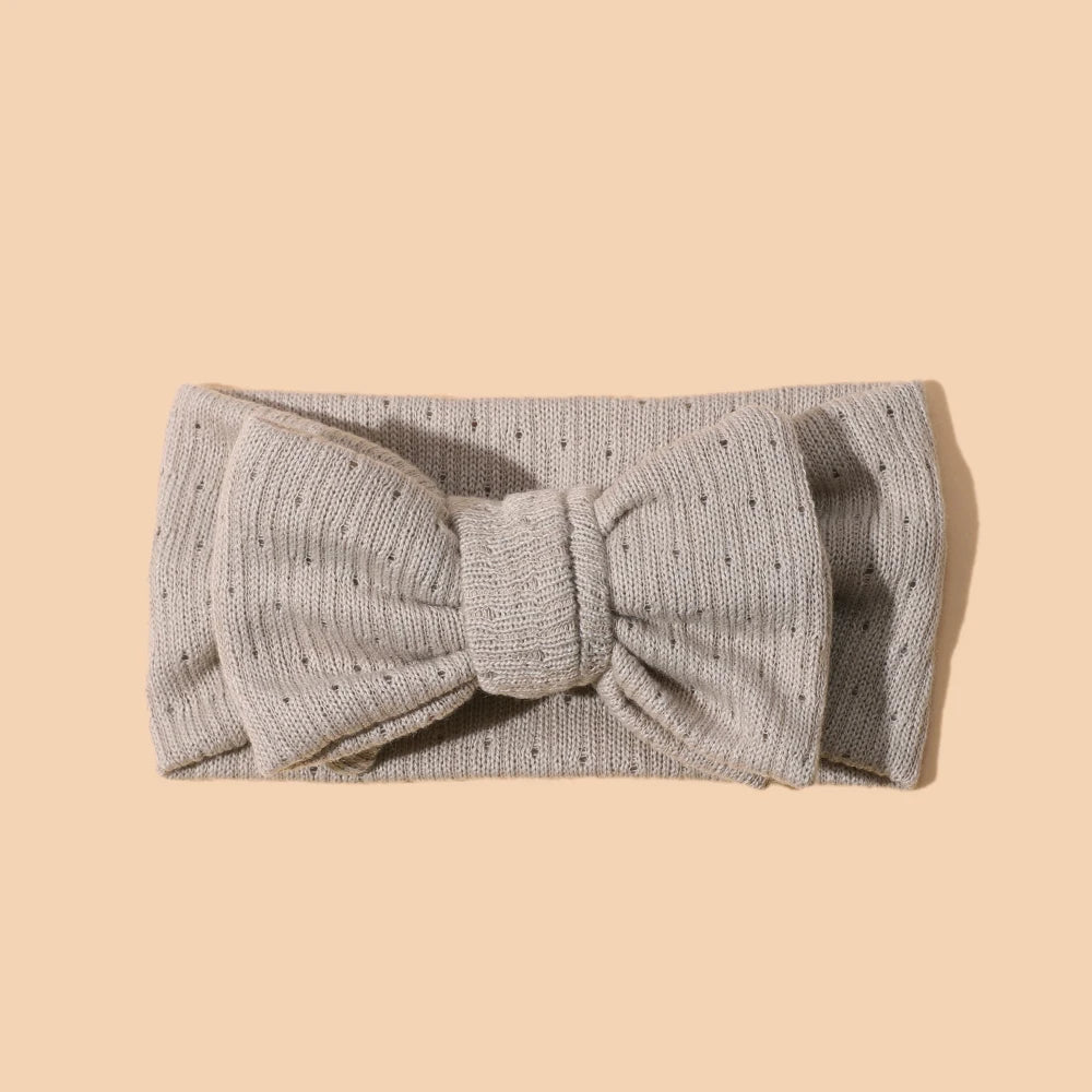 Baby Girl Hair Accessorie Solid Elastic Bow Hair Bands for Girls Soft Comfortable Baby Headband Cute Infant Photography Props