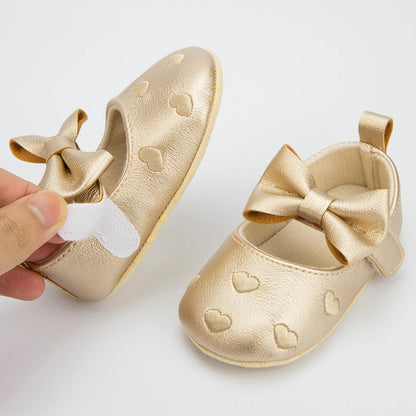 New Baby Boys Girls Shoes Love Bow Fringe Soft Soled Non-slip Footwear First Walkers Crib Shoes Moccasins Toddler Girls Shoesv