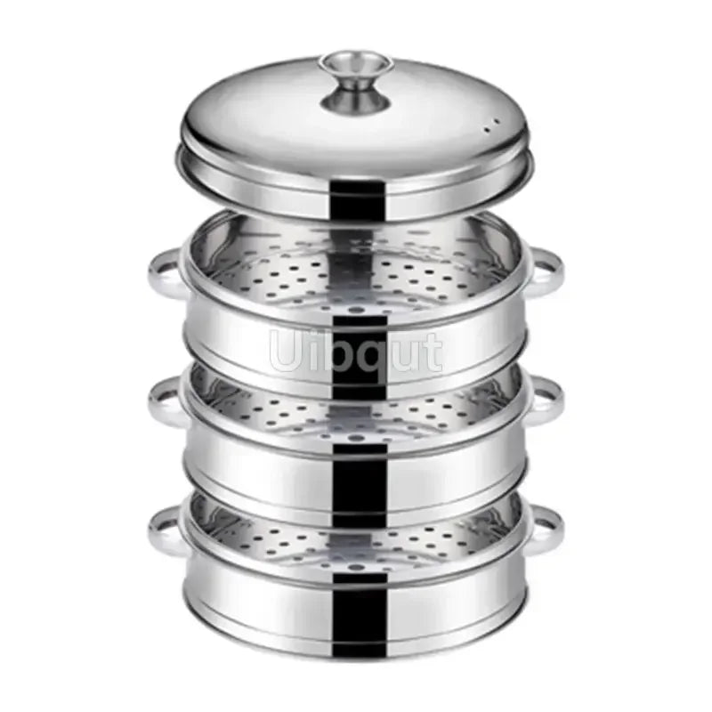 Stainless Steel Pot Steamer Rice Cooker Food Steaming Grid with Double Ear Drain Basket Kitchen Cooking bamboo steamer cooker
