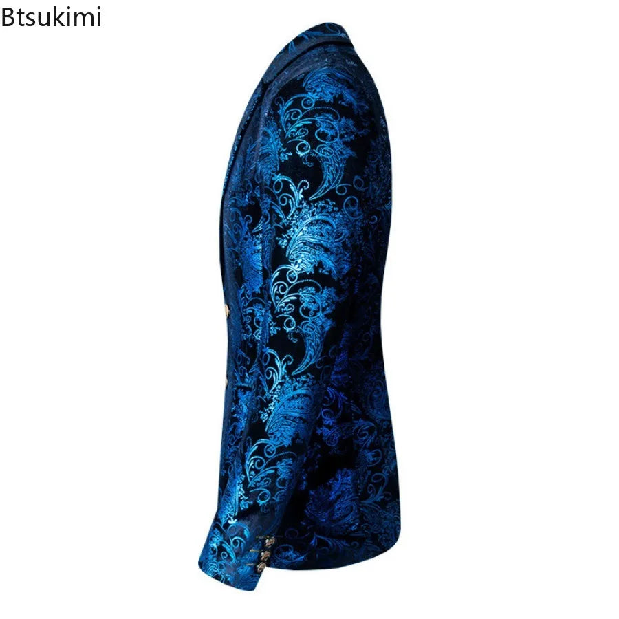 2026 Men's Suit Two Piece Sets Single-breasted Blazer Jackets and Pants Wedding Suits for Men Party Banquet Tuxedo Dress Outfits