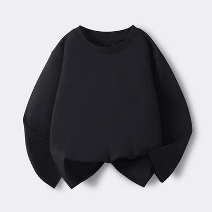 Girls Boys Long Sleeve T-Shirts Casual Kids Pure Cotton O-neck Solid Tee Tops Spring Blouse T Shirt for Teens Girl Clothes 3-14Y