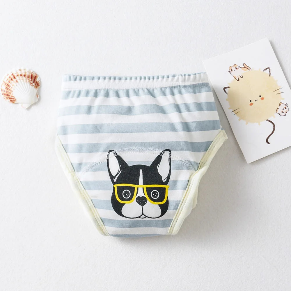8 Layer Waterproof Reusable Cotton Baby Training Pants Infant Shorts Underwear Cloths Baby Diaper Nappies Panties Nappy Changin