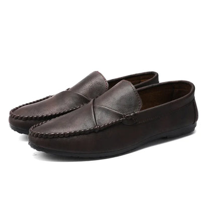 2025 Luxury Trendy Dress Shoes Men Loafers Split Leather Moccasins Shoes for Men Formal Mariage Wedding Shoe Botas Para Hombre