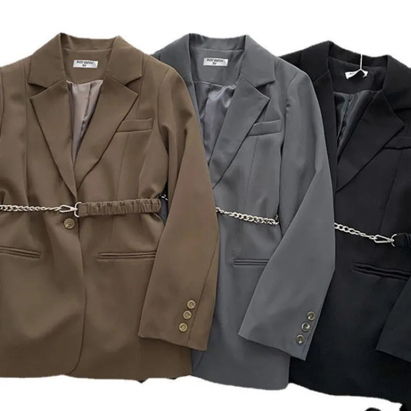 2025 New Girls Cotton Suit Coat Long Sleeve Top  Spring Autumn Clothes