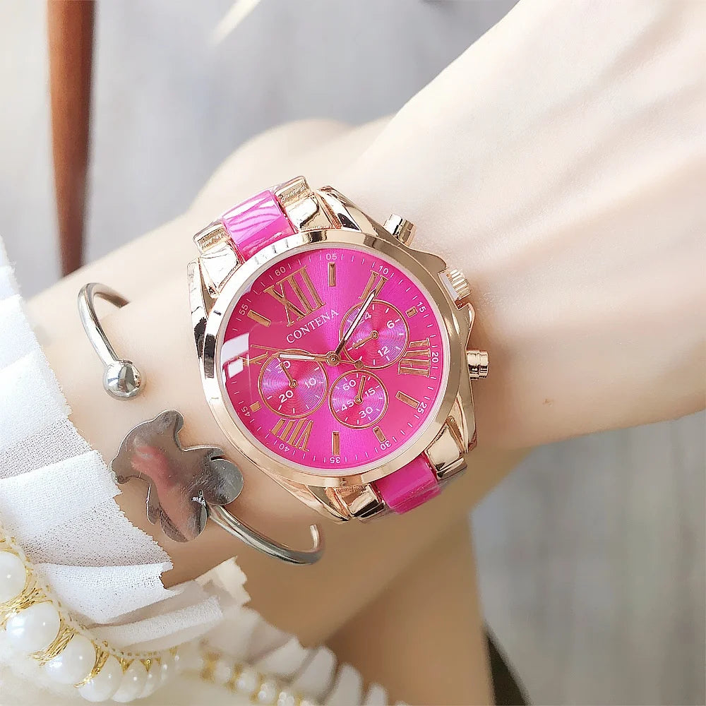 Top Brand Luxury Watches for Women Fashion Creative Steel Bracelet Women's Watches Ladies Quartz Bracelet Watch Reloj Mujer