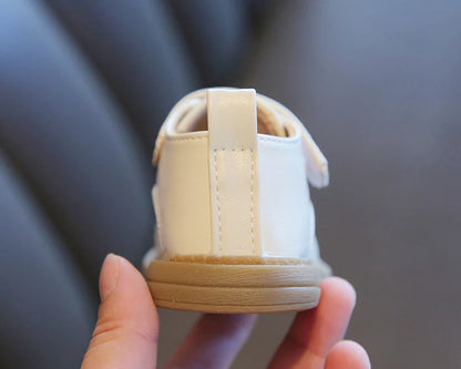 Baby Shoe 2023 Spring New British Style Leather Shoe for Boy Girl Soft Bottom Anti-slip Comfortable Shoe First Walkers Kids Shoe