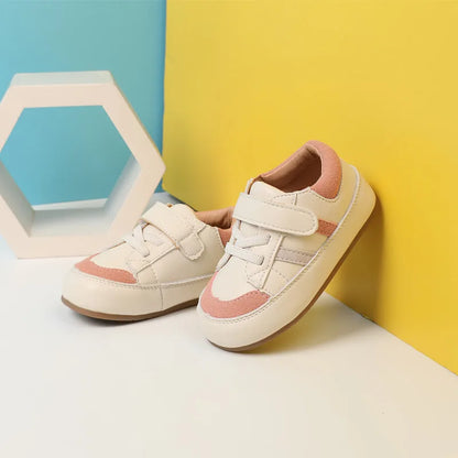 0-5 Years New Baby Shoes For Boy Leather Toddler Barefoot Shoes Soft Sole Outdoor Kids Tennis Fashion Little Girls Sneakers