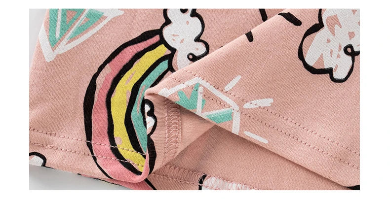 Girls Pajamas Sets 2 to 3 4 5 6 7 8 9 10 11 12 13 14 Years Cotton 100 Toddler Kids Pijamas Long Sleeve Cute Pyjama Pink Cat Pjs