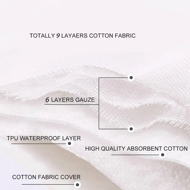 10 Pcs Reusable Baby Training Pants Washable Kids Cloth Diaper Nappies Changing Underwear Infant Toddler Potty Training Panties