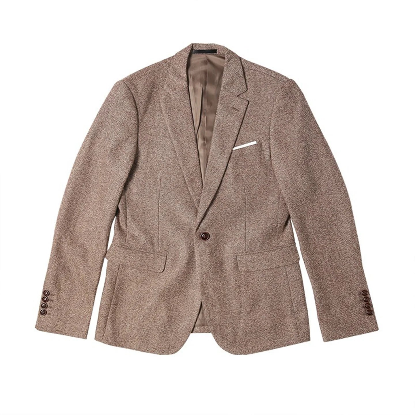 Men's Suit Business Suit Men's Wedding Groom Three-Piece Suit Wedding Retro British Style Formal Tweed