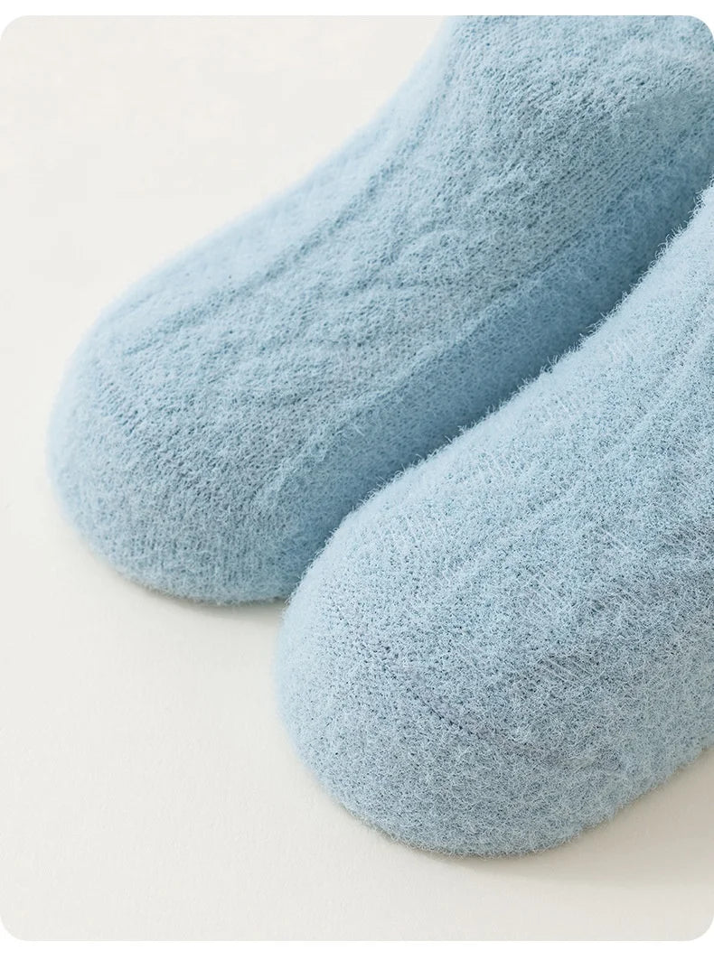 Newborn Baby Socks For Girls Boys Winter Warm Thick Cartoon Infant Toddler Sock Outdoors Warm Children's Floor Socks 0-5Years