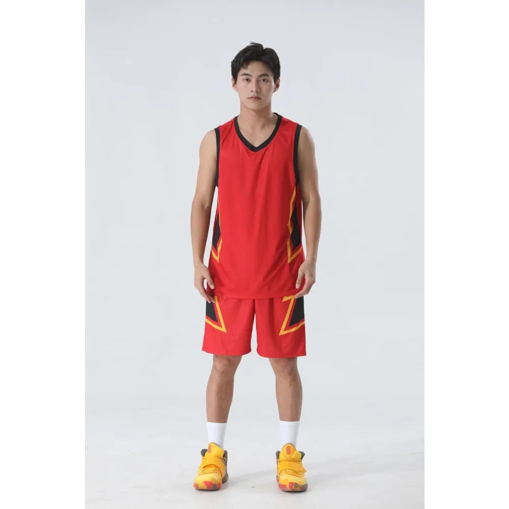 Boys Basketball Suits Sports Vest Shorts Suit Basketball Uniform Vest Suit Quick-dry Sport Sleeveless T-shirt Short Men
