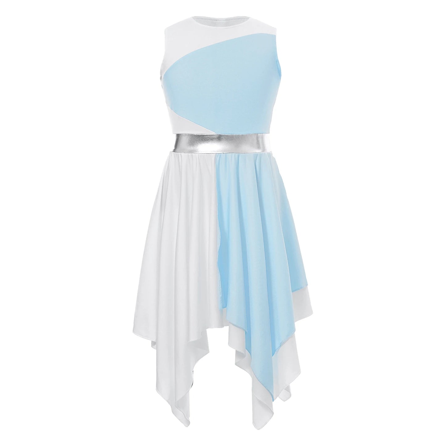 Girls Lyrical Dance Dress Kid Celebration of Spirit Church Dress Children Dancewear Stage Performance Wordhip Liturgical Costume