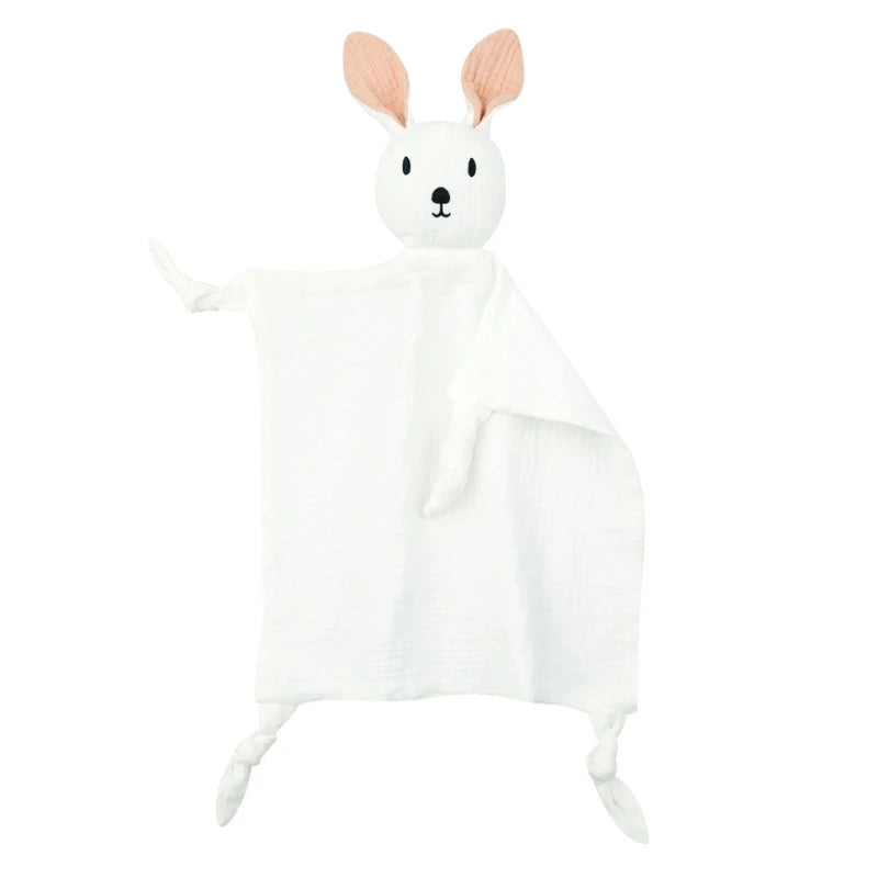 Stuffed Goose Baby Towel Cotton Baby Sleeping Cuddling Security Blanket Newborn Soothe Appease Towel Kids Face Towel Washcloth