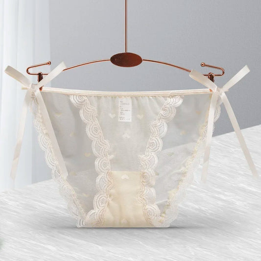 Women's underwear women's all-cotton antibacterial crotch sexual confusing breathable summer lace Japanese girls raw