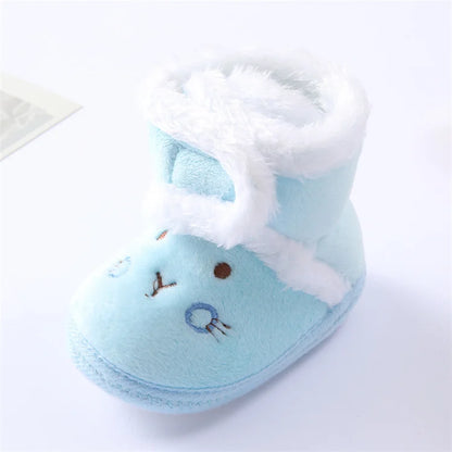 Cute Toddler Baby Shoes for Girls Boys 0-18Month First Walkers Winter Thick Warm Infant Baby Shoes Newborn Baby Girl Boy Shoes