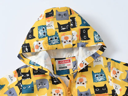 Boys' and girls' jackets are fashionable and comfortable, suitable for children aged 1-7T. Children's jackets