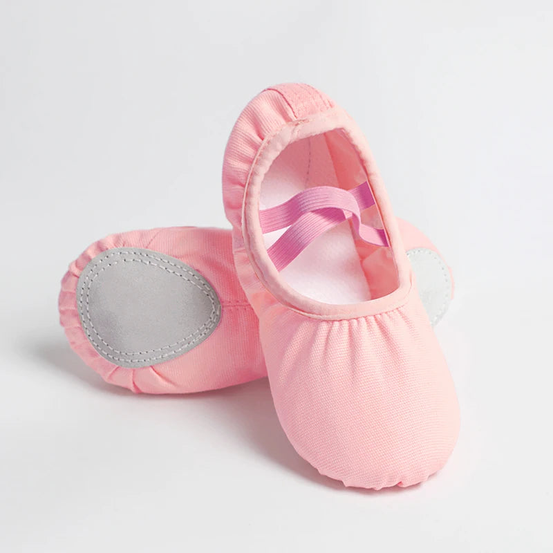 Ballet Shoes Canvas for Girls Kid Dance Slippers Split Sole Gymnastics Yoga Dancing Shoes for Kids Ballerina Ballet Flat Shoes