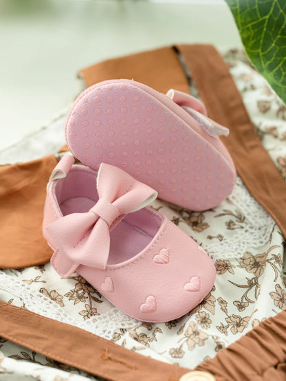 New Baby Boys Girls Shoes Love Bow Fringe Soft Soled Non-slip Footwear First Walkers Crib Shoes Moccasins Toddler Girls Shoesv
