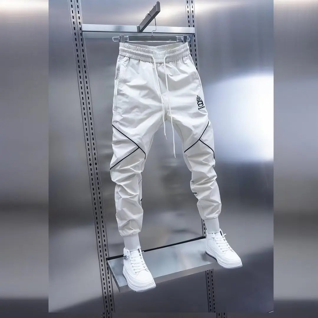 Men's Cargo Pants White Hip Hop Male Trousers Summer Regular Fit Harajuku Long Slacks Street Emo Cheapest Luxury New In Casual