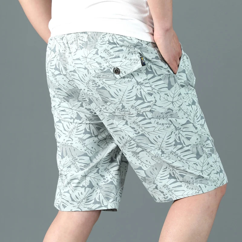 Men's Beach Shorts Streetwear Casual Cotton Workwear Pants Men Summer Breathable Fitness Knee Shorts Sports Shorts Sweatwear 6XL