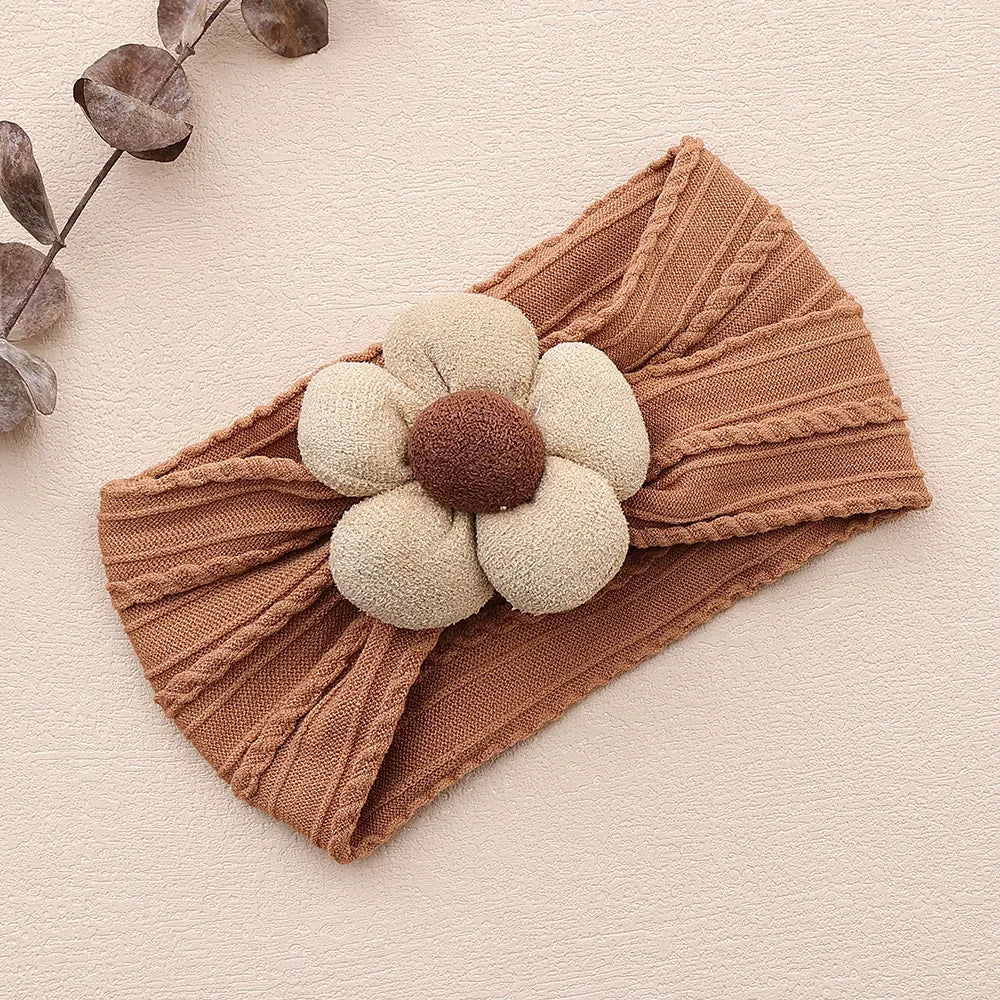 Girls Item Baby Girl Baby Headbands Hair Accessories Nylon Turban for Newborn Headwear Flower Kids Headbands Children Hairbands