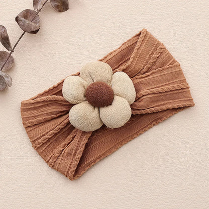 Girls Item Baby Girl Baby Headbands Hair Accessories Nylon Turban for Newborn Headwear Flower Kids Headbands Children Hairbands