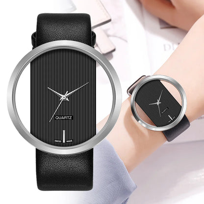 2025 Women Watches Luxury Transparent Hollow Casual Quartz Watch For Women Strap Relogios Feminino Ladies Wrist Watch Hot Clock