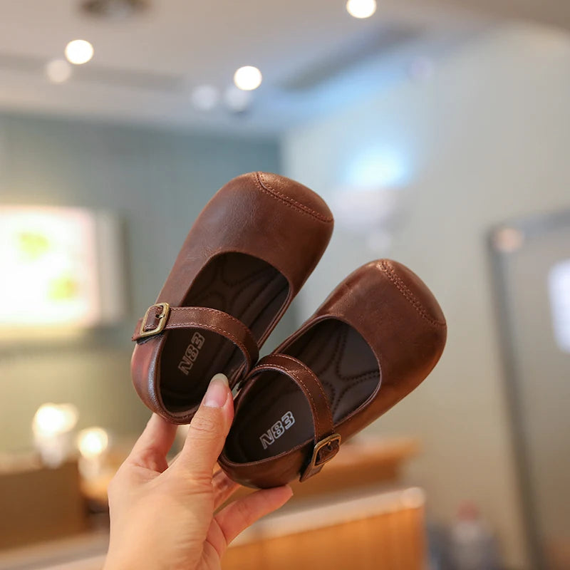 New Baby Shoes Leather Baby Girl Autumn Rubber Sole Anti-slip Multicolor Elegant Toddler First Walkers Newborn Crib Toddler Shoe