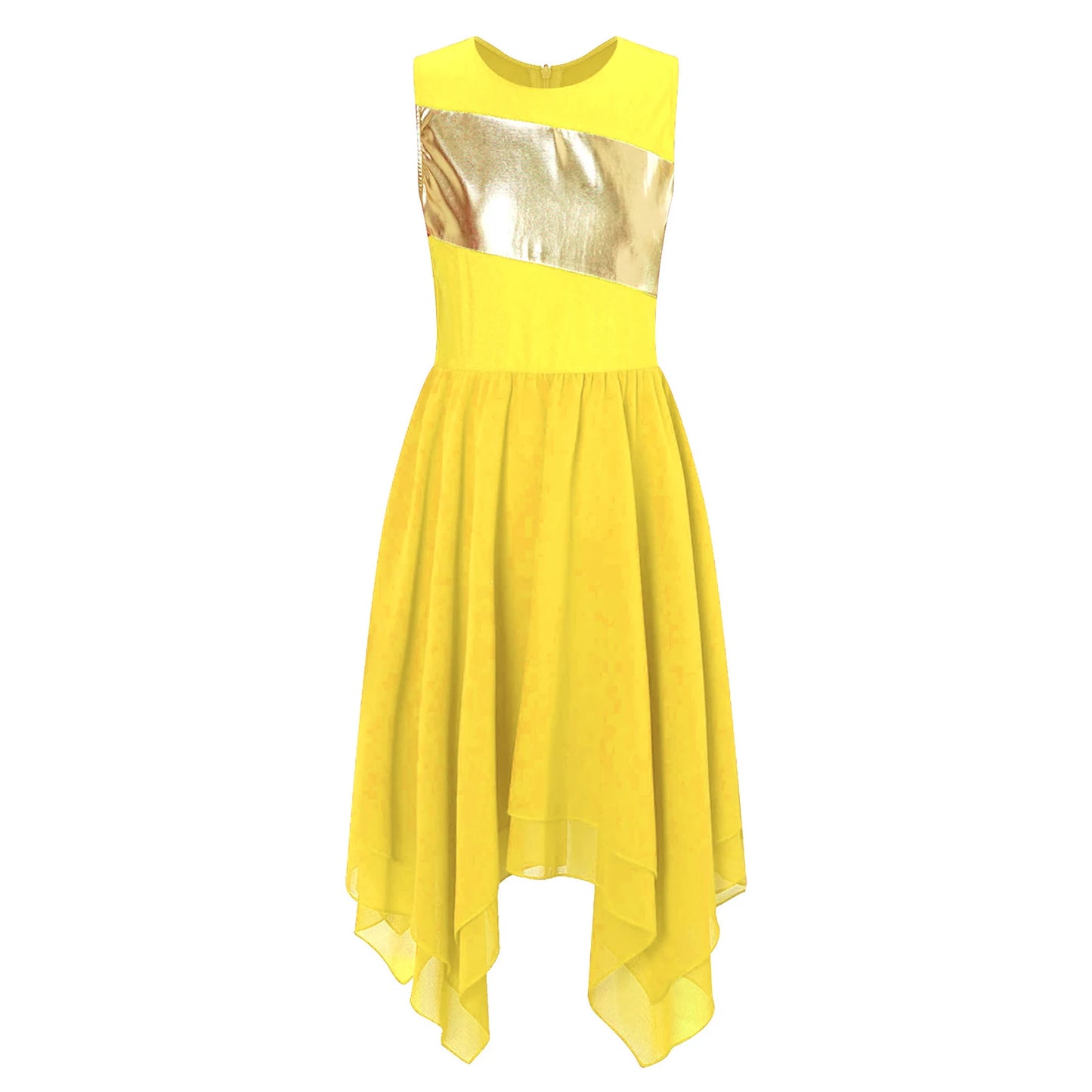Girls Lyrical Dance Dress Kid Celebration of Spirit Church Dress Children Dancewear Stage Performance Wordhip Liturgical Costume