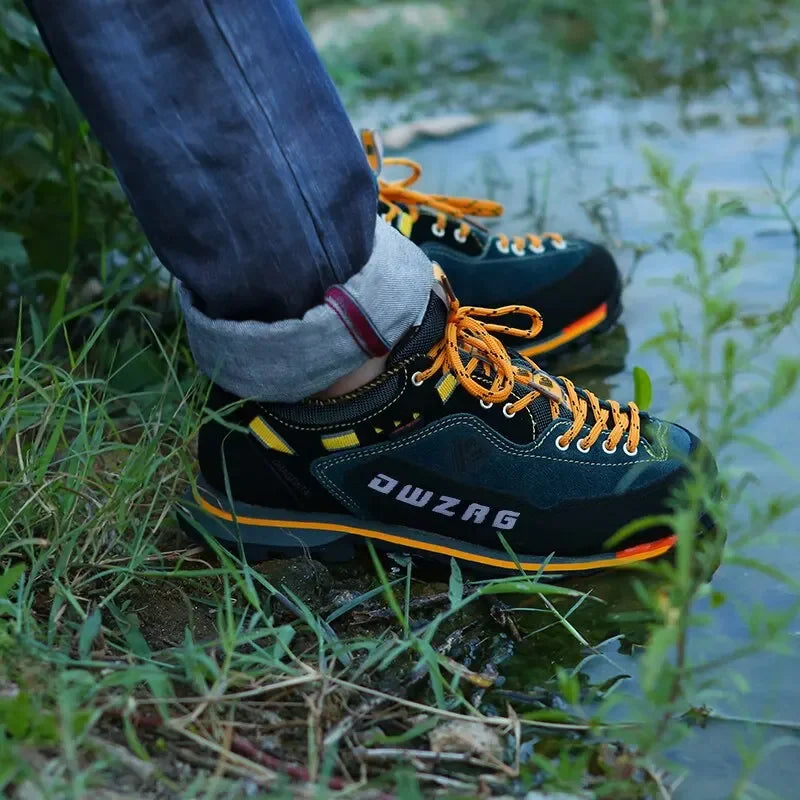 Men's Boots Hiking Boot for Men Waterproof Climbing Shoes Anti-collision Outdoor Casual Lace-up Sneakers Snow Boots