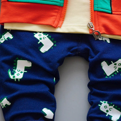 Baby Boy Clothing set fashion Cotton Hooded Tops+Pants 3pcs Outfits Infnat Boys Tracksuit newborn kids clothes Sets
