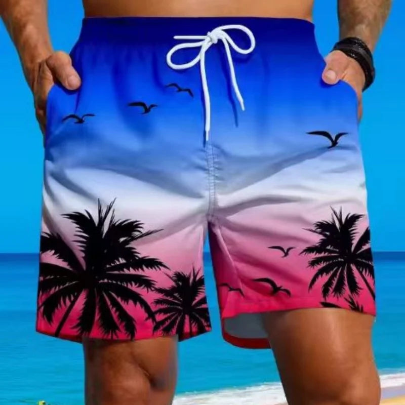 Men Beach Shorts 3D Print Summer Swimwear For Men Fashion Casual Male Swimming Trunks Quick Dry Man Surf Board Shorts Beachwear