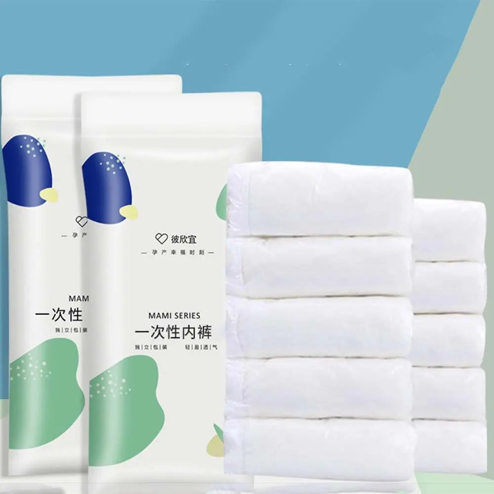 Prenatal Briefs Childbirth Women's  Disposable Panties 5pcs Maternity Underwear Maternity Intimates Postpartum Underpants